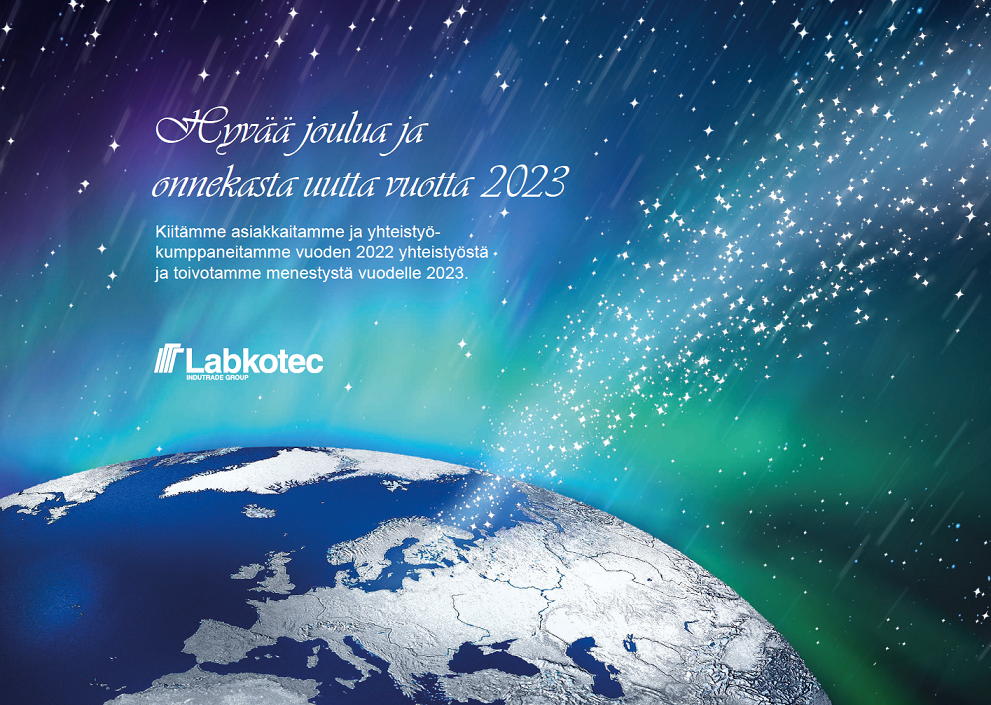 Labkotec Oy toivottaa hyvää joulua ja onnekasta uutta vuotta 2023!