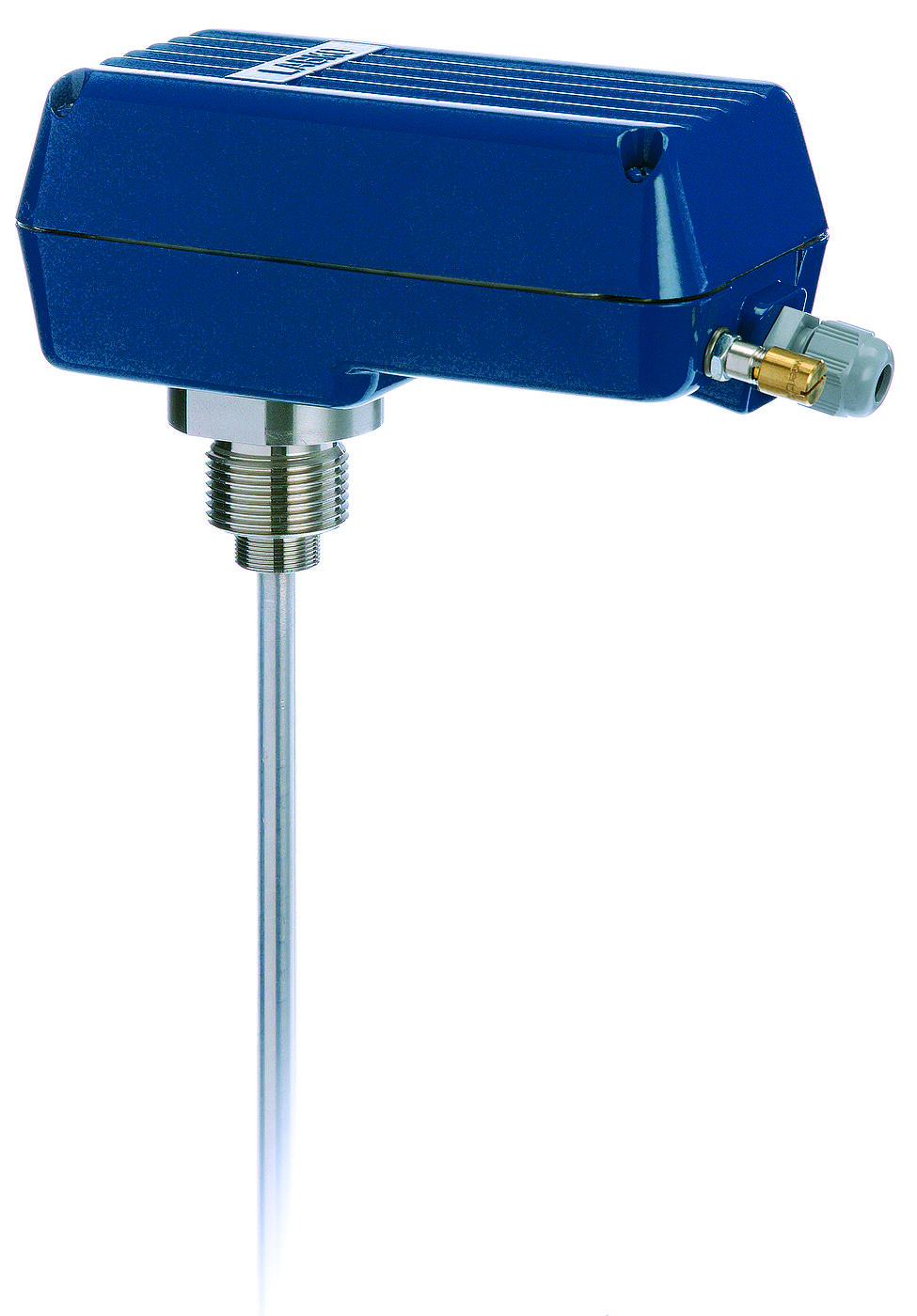 Capacitive rodtype sensor for viscous liquids in low tanks
