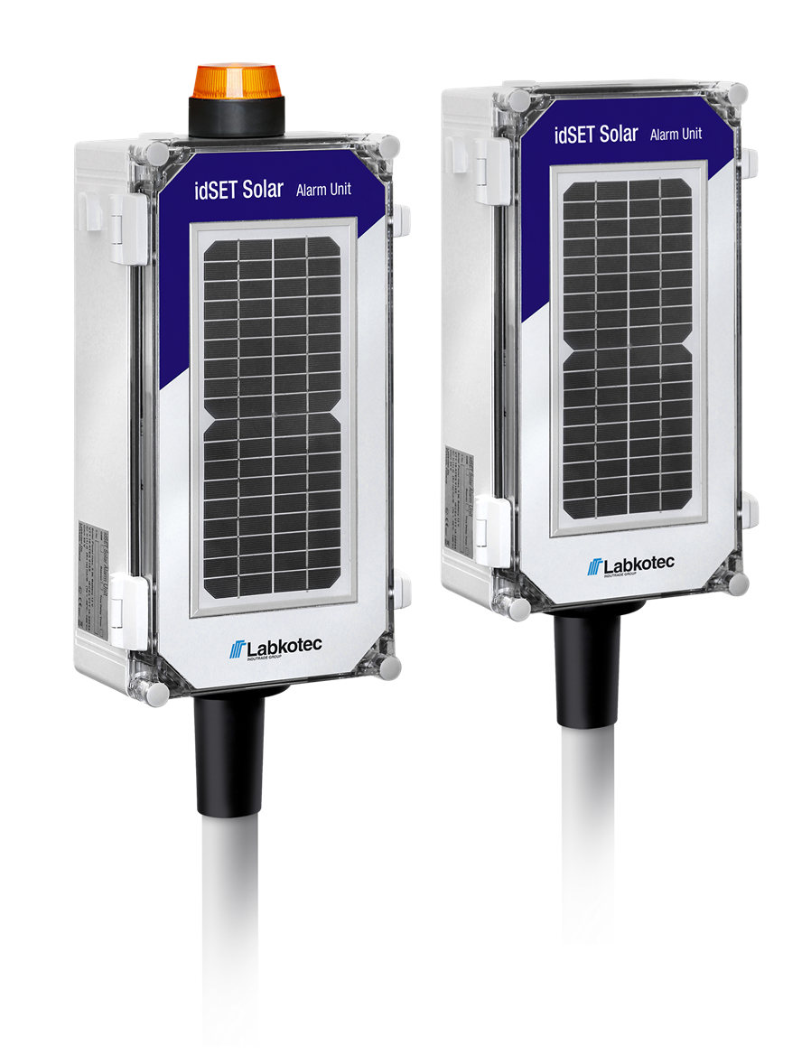 idSET Solar Solarbetriebene Warnanlage für Leichtflüssigkeitsabscheider
