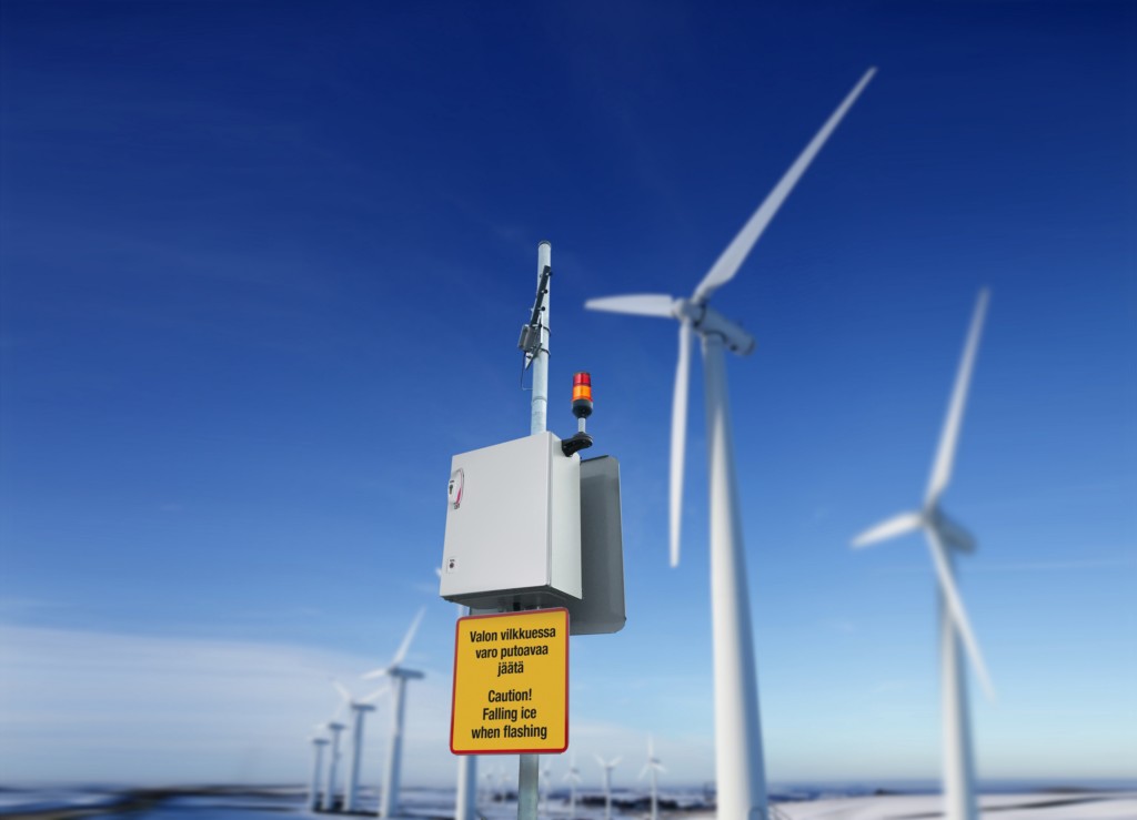 Wind turbines with Labkotec ice warning